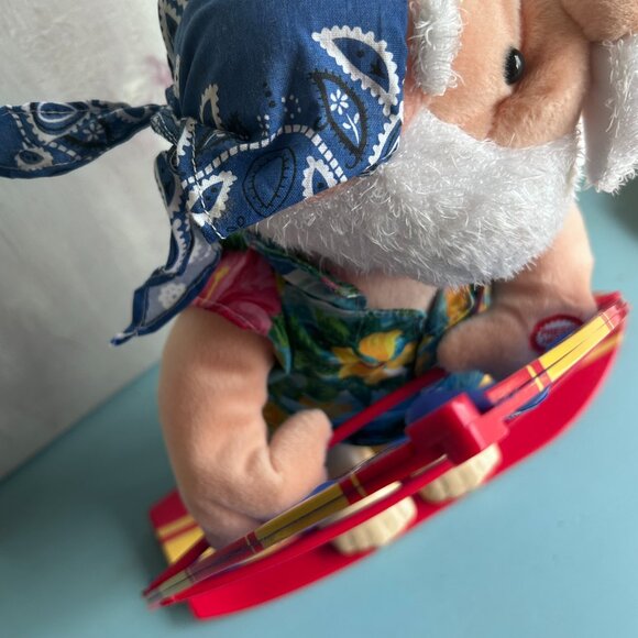 NWT Department 56 Tropical Wind Surfer Santa 14" Christmas Animated Vintage - Picture 11 of 16